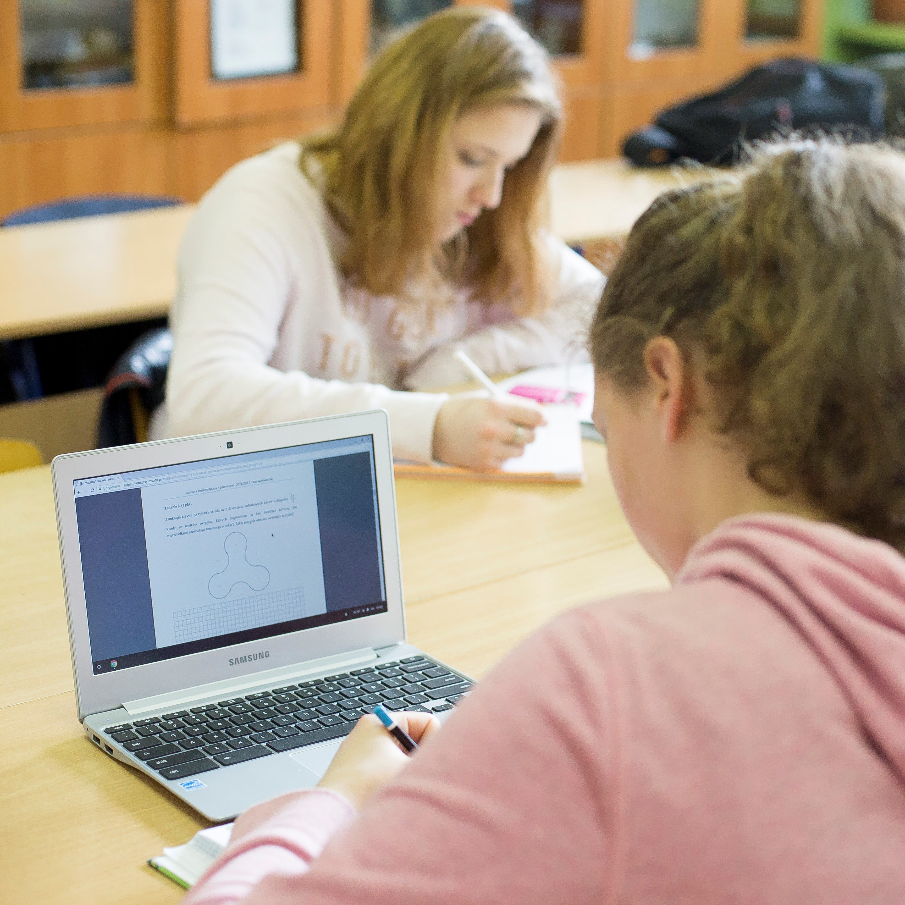 Uczeń pracujący systematycznie nad zadaniami matematycznymi